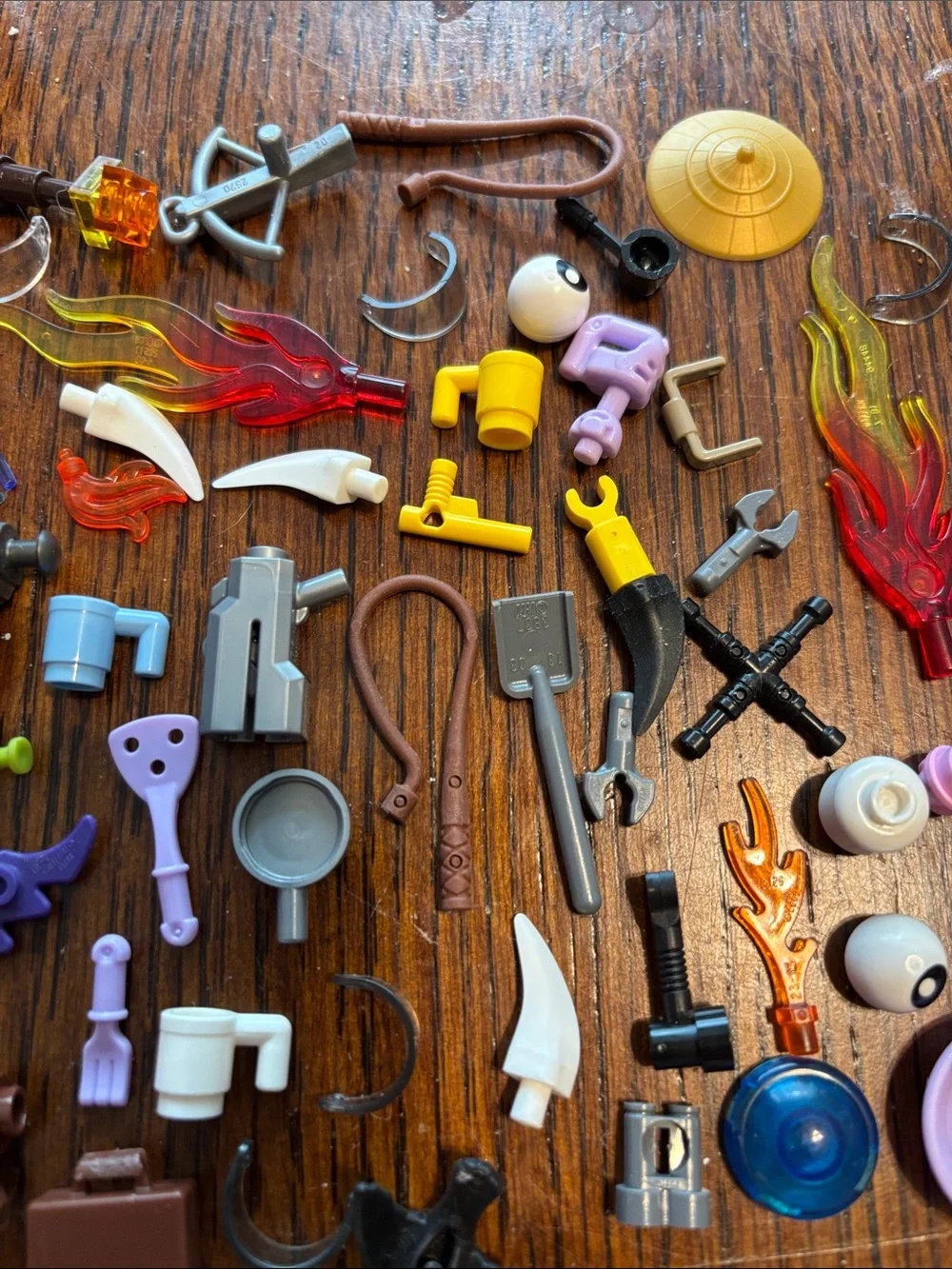 Lego weapon mini figure accessories